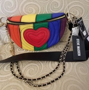 Steve Madden Convertible Love Belt Bag
